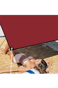 Kamp Araç Yan Tente Gölgelik Plaj Güneşlik Piknik Plaj Çadırı 150x300cm Çantalı FC012R ürün fotoğrafı