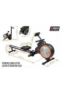 Alpin Storm RM-850 Aeromanyetik Kürek Çekme Aleti ürün fotoğrafı