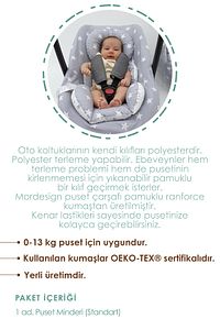Ortopedik Bebek Puset Minderi, Pamuklu Kumaş, Animal Serisi ürün fotoğrafı