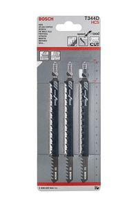 T 344 D Speed For Wood 3'Lü Dekupaj Testeresi Bıçağı ürün fotoğrafı