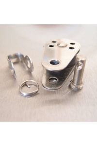 Paslanmaz Krom Tekli Makara. Tekne Güverte Makarası. 6mm ürün fotoğrafı
