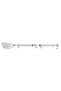 62019 Alüminyum Kürek 124 cm 62019 ürün fotoğrafı