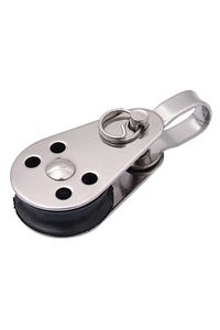 Paslanmaz Krom Tekli Makara. Tekne Güverte Makarası. 6mm ürün fotoğrafı