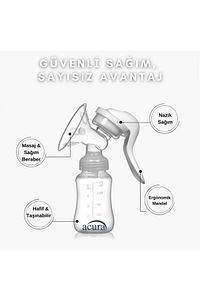 AC-3000 Masaj ve Biberon Özellikli Manuel Göğüs Pompası ürün fotoğrafı