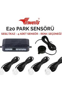 E20 Inwells Sesli Park Sensörü Gri ürün fotoğrafı