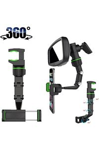Dikiz Aynası Telefon Tutucu,masaüstü, Koltuk Arkası Telefon Tutacağı Car Holder(AÇIKLAMAYI OKUYUNUZ) ürün fotoğrafı