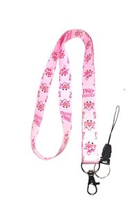 Pembe Panter Boyun Ipi Ve Telefon Askısı ürün fotoğrafı