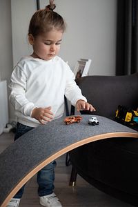 Wavy Board Natürel Gri Denge Tahtası ürün fotoğrafı
