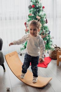 Wavy Board Natürel Gri Denge Tahtası ürün fotoğrafı