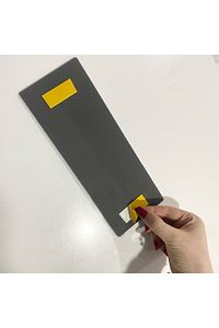Dekoratif Aynalı Kapı Tabelası Pleksi- Wc Tabelası Gold ürün fotoğrafı
