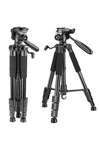 Profesyonel 175cm Tripod Kamera Fotoğraf Makinesi Dslr Canon Nikon Sony Için Telefon Tutucu Tripod ürün fotoğrafı