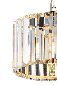 Colesium Model Kristal Modern Estetik Yatak Mutfak Oturma Salon Çocuk Odası Gold Taşlı 25 Lik Avize ürün fotoğrafı