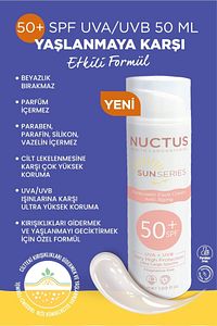 Güneş Kremi 50+ Spf Uva/uvb 50 Ml Anti Aging Yaşlanma Karşıtı ürün fotoğrafı