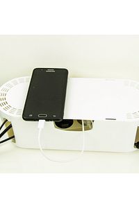 Mcblue Siyah Kablo Düzenleyici Çoklu Priz Kutusu Kablo Organizer ürün fotoğrafı