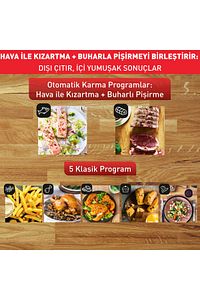 Easy Fry Grill & Steam Az Yağlı Fritöz ürün fotoğrafı