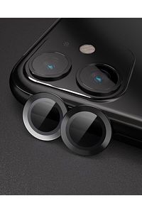 Iphone 11/12/12mini Uyumlu Kamera Koruyucu Renk:siyah Çerçeveli ürün fotoğrafı
