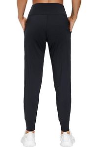 .Kadın Yüksek Bel Yoga Koşu Egzersiz Joggers Hafif Eşofman Altı ürün fotoğrafı