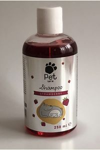 Kedi Köpek Evcil Hayvan Şampuanı Çilekli Şampuan 250 ml ürün fotoğrafı
