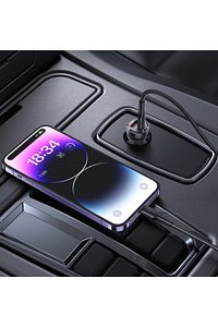 Transparent 45W PD/QC Type C ve USB Çıkış Ultra Hızlı Mini Araç şarj Cihazı L35 ürün fotoğrafı