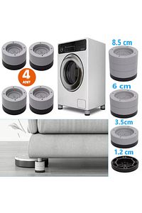 Robot Süpürge Mobilya Ayağı Ve Dolap Yükseltici Ayak Kaydırmaz Ve 3.5cm Yükseltici 4 Lü Set ürün fotoğrafı