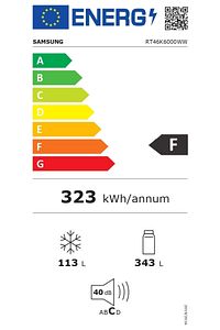 RT46K6000WW, Üstten Donduruculu Buzdolabı, 456 Litre ürün fotoğrafı
