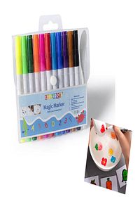 Magical Floating Pen - Çocuklar Için Rengarenk Sihirli Su Boyama Kalemleri ( 11 Renk ) ürün fotoğrafı