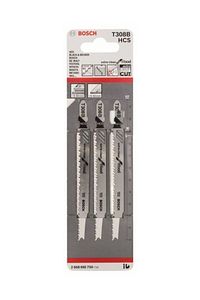 T 308 B Extraclean For Wood 3'Lü Dekupaj Testeresi Bıçağı ürün fotoğrafı