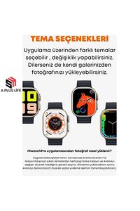 Watch Akıllı Saat Bluetooth Ultra Akıllı Saat Ios Ve Andorid Uyumlu Smartwatch Spor Ve Sağlık Sensör ürün fotoğrafı