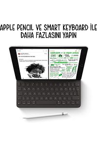 iPad 9. Nesil 256 GB 10.2" Wi-Fi Uzay Grisi Tablet (Apple Türkiye Garantili) ürün fotoğrafı