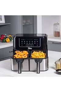 Duo V2 Dokunmatik Ekran 9lt Çift Hazneli Airfryer Yağsız Fritöz ürün fotoğrafı