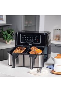 Duo V2 Dokunmatik Ekran 9lt Çift Hazneli Airfryer Yağsız Fritöz ürün fotoğrafı