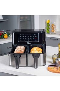 Duo V2 Dokunmatik Ekran 9lt Çift Hazneli Airfryer Yağsız Fritöz ürün fotoğrafı