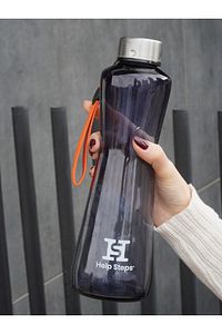 Cam Su Matarası Çevre Sağlık Dostu Bpa Free Suluk Tutamaçlı Kulplu Spor Salonu Su Şişesi ürün fotoğrafı