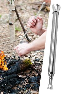 ® Teleskopik Ateş Başlatıcı Outdoor Üfleme Borusu 63 Cm ürün fotoğrafı