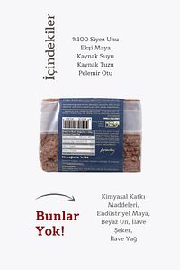 %100 Siyez Tam Buğday Ekşi Mayalı Ekmekler 3'lü Seçim 3x500gr (SADE-SADE-SADE) ürün fotoğrafı