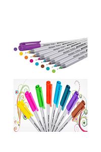 8 Renk 1.0 Mm Tükenmez Kalem Paketli Triball Pensan ürün fotoğrafı