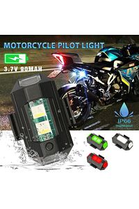 6 Adet Şarjlı Mini Led Işık/motor Çakar Led/drone Işığı/anti Çarpışma Uyarı Işığı ürün fotoğrafı