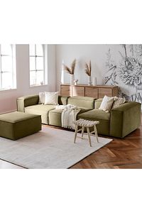 Relax Soft 4 Modül Köşe Takımı (YAĞ YEŞİLİ) Keten 68 ürün fotoğrafı