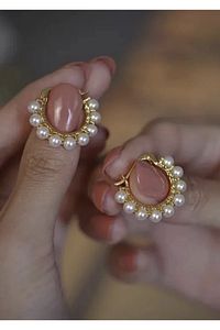 Kadın Incili Gold Kupe ürün fotoğrafı