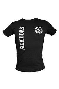 Unisex Siyah Wasedo Kick Boks Tişörtü ürün fotoğrafı