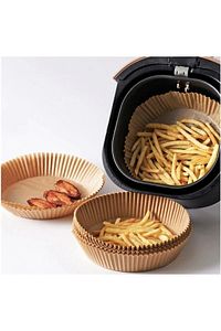 Mimoza 50 Adet Airfryer Pişirme Kağıdı Hava Fritözü Xiaomi Philips Yağsız Tefal Kumtel Mi Kağıt ürün fotoğrafı