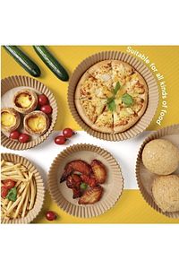 Mimoza 50 Adet Airfryer Pişirme Kağıdı Hava Fritözü Xiaomi Philips Yağsız Tefal Kumtel Mi Kağıt ürün fotoğrafı