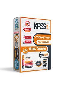 2025 Kpss Coğrafyanın Manifestosu Dijital Çözümlü 20li Branş Denemesi ürün fotoğrafı