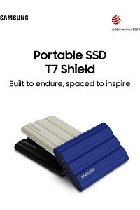 Taşınabilir T7 SSD Shield, USB 3.2 Gen 2 TB Siyah MU-PE2T0S/WW ürün fotoğrafı