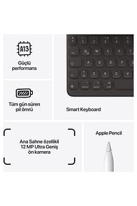 iPad 9. Nesil 256 GB 10.2" Wi-Fi Gümüş Tablet (Apple Türkiye Garantili) ürün fotoğrafı
