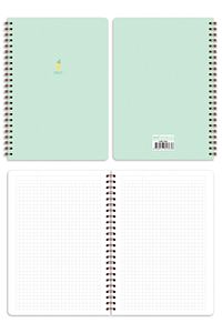 A5 Spiralli Okul Defteri 80 yaprak 4'lü Set - Kareli ürün fotoğrafı