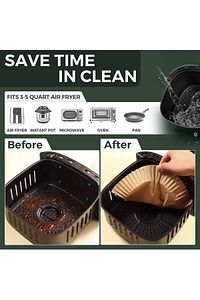 Mimoza 50 Adet Airfryer Pişirme Kağıdı Hava Fritözü Xiaomi Philips Yağsız Tefal Kumtel Mi Kağıt ürün fotoğrafı