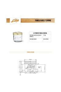 Familia Wiss Küçük Cam Kavanoz Seti (750 ml - 500 ml - 350 ml) ürün fotoğrafı