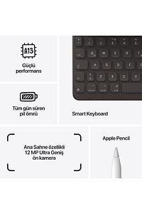iPad 9. Nesil 64 GB 10.2" Wi-Fi Gümüş Tablet (Apple Türkiye Garantili) ürün fotoğrafı