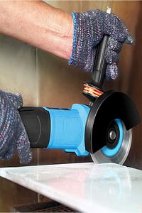 Alman 3500 W Professional Sjs Çift Metal Şanzuman Avuç Içi Taşlama Makinesi Spiral Taşlama Sarı ürün fotoğrafı